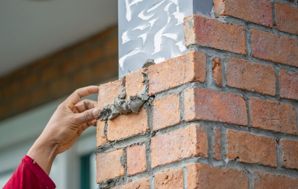 Brick Pillar Repair in Edison