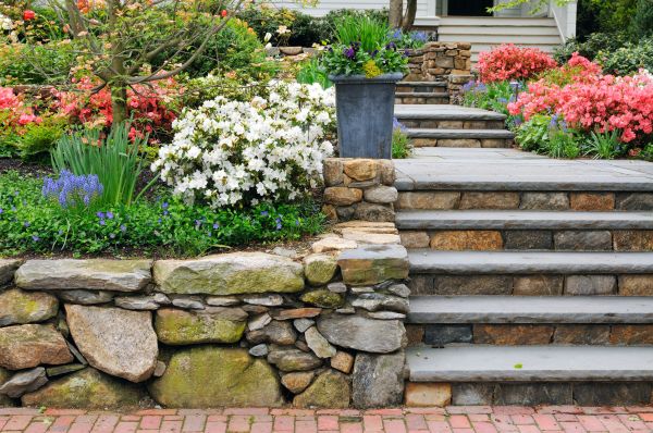 Stone Stairs Repair in Edison